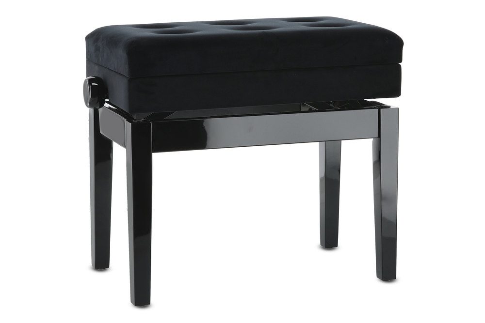 138435.jpg GEWA Deluxe Compartment - pianino suoliukas, juodas blizgus - Image 1