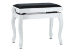 GEWA Deluxe Classic - pianino suoliukas, White highgloss