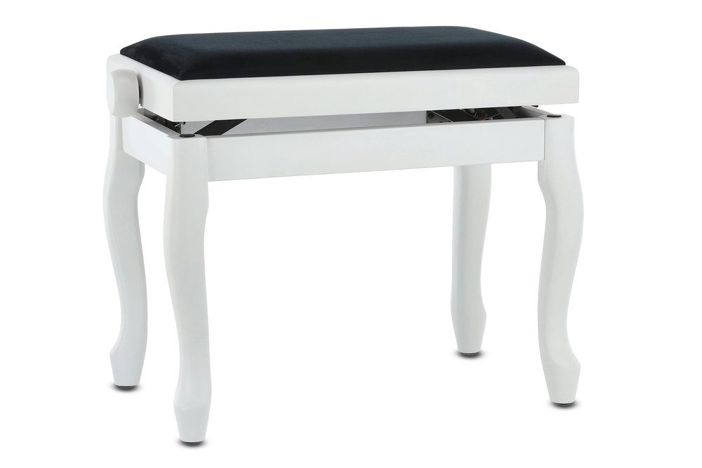 138500.jpg GEWA Deluxe Classic - pianino suoliukas, baltas matinis - Image 1