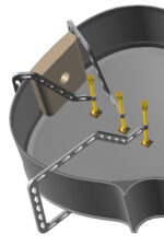 GEWA Repair clamp Over the Ribs - liutnininko įrankis smuikui, 244/51mm - Image 4