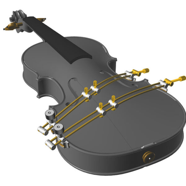 GEWA Crack clamp Two Rod - liutnininko įrankis kontrabosui, Double bass