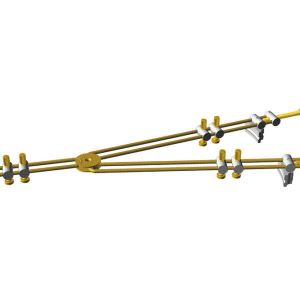 GEWA Crack clamp 3-Arm - liutnininko įrankis altui, Violin/Viola