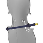 GEWA Crack clamp Aluminium - liutnininko įrankis altui, Violin/Viola
