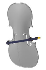 GEWA Crack clamp Aluminium - liutnininko įrankis altui, Violin/Viola