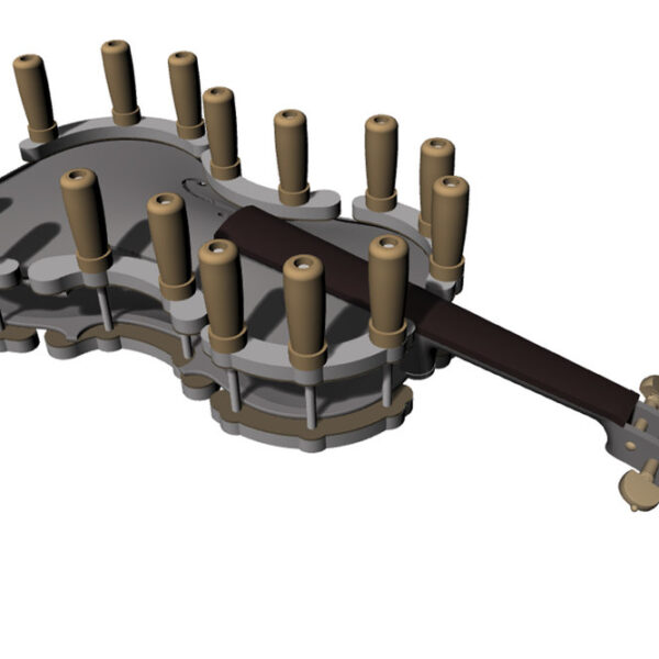 GEWA Glue clamp Set - liutnininko įrankis smuikui, Violin