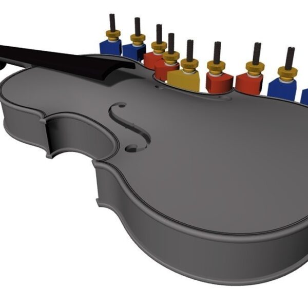 GEWA Repair screw - liutnininko įrankis violončelei, Cello red