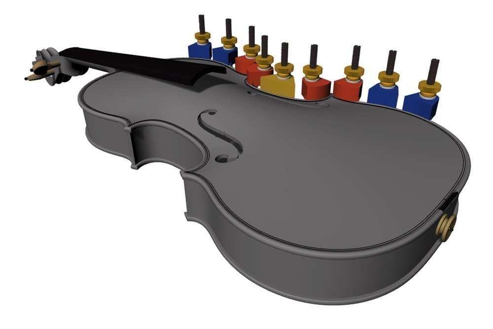 145318.jpg GEWA Repair screw - liutnininko įrankis violončelei, Cello red - Image 1