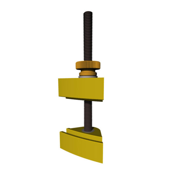 GEWA Repair screw - liutnininko įrankis smuikui, Violin yellow