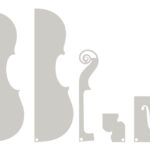 GEWA Stencils Outline - liutnininko įrankis smuikui, Violin [GT476000]
