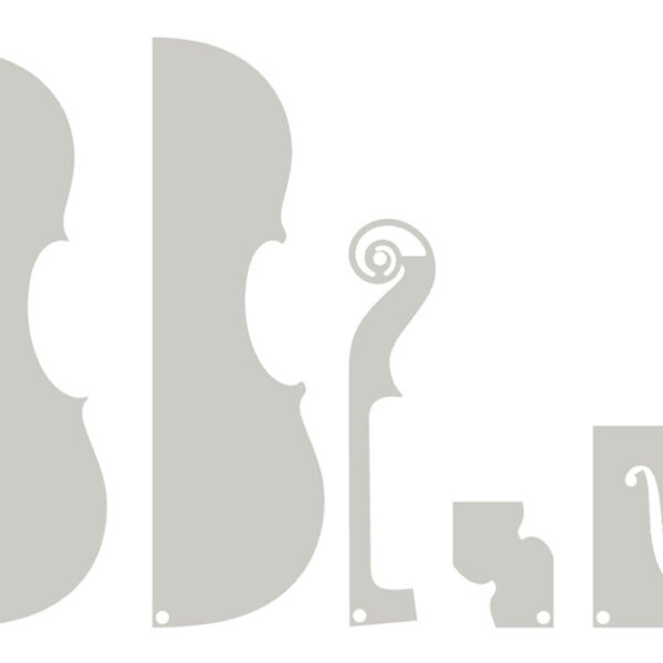 GEWA Stencils Outline - liutnininko įrankis smuikui, Violin [GT476000]