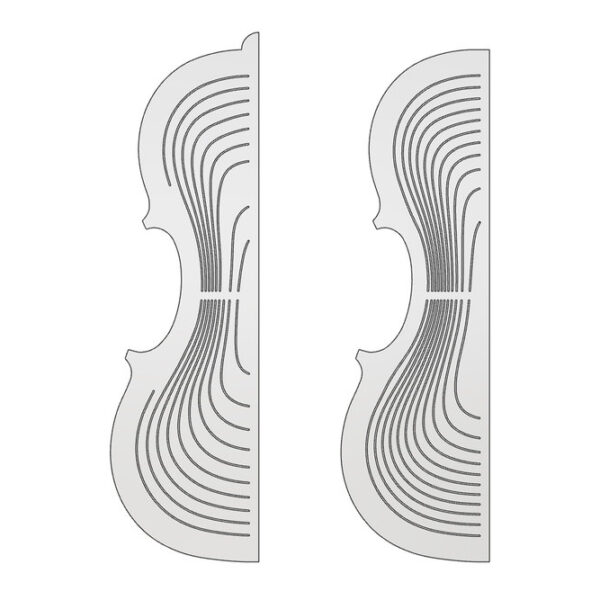 GEWA Stencils Contours - liutnininko įrankis altui, Viola