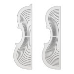 GEWA Stencils Contours - liutnininko įrankis smuikui, Violin