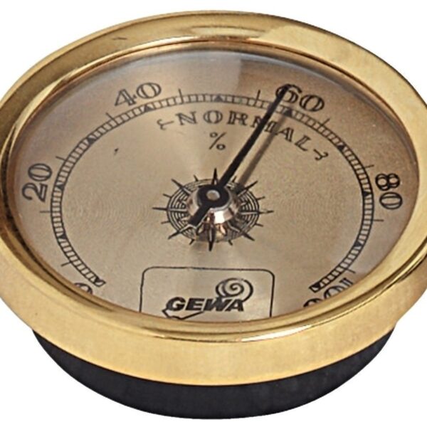 GEWA Hygrometer - dėklo priedas smuikui, Hygrometer, gold-coloured