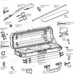 GEWA String tube holder - dėklo priedas smuikui, String tube mount