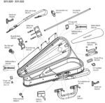 GEWA Shoulder carrying straps - dėklo priedas altui, Shoulder strap, 1 piece - Image 5