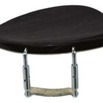 GEWA Chin Flat - smakro atrama smuikui, Ebony 1/2