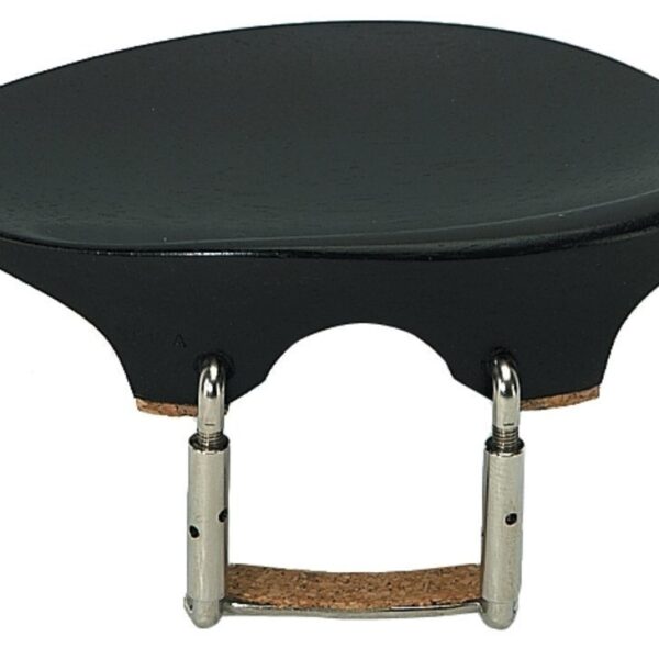 GEWA Chin Flesch round - smakro atrama smuikui, Lefthand model Ebony 1/2-1/4
