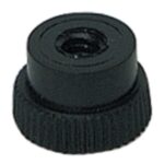 Kun Shoulder Knurled screw - pečių atrama smuikui, juodas