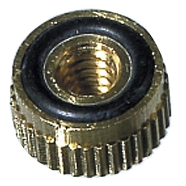 Kun Shoulder Knurled screw - pečių atrama smuikui, Brass head