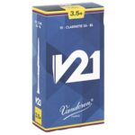 Vandoren V21 - Bb klarneto liežuvėliai, 2 1/2, 10 vnt.