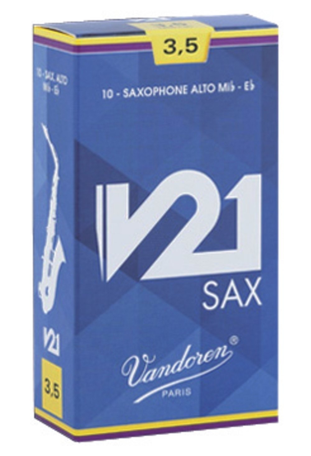 63209.jpg Vandoren Alt V21 - saksofono liežuvėliai, 2 1/2, 10 vnt. - Image 1