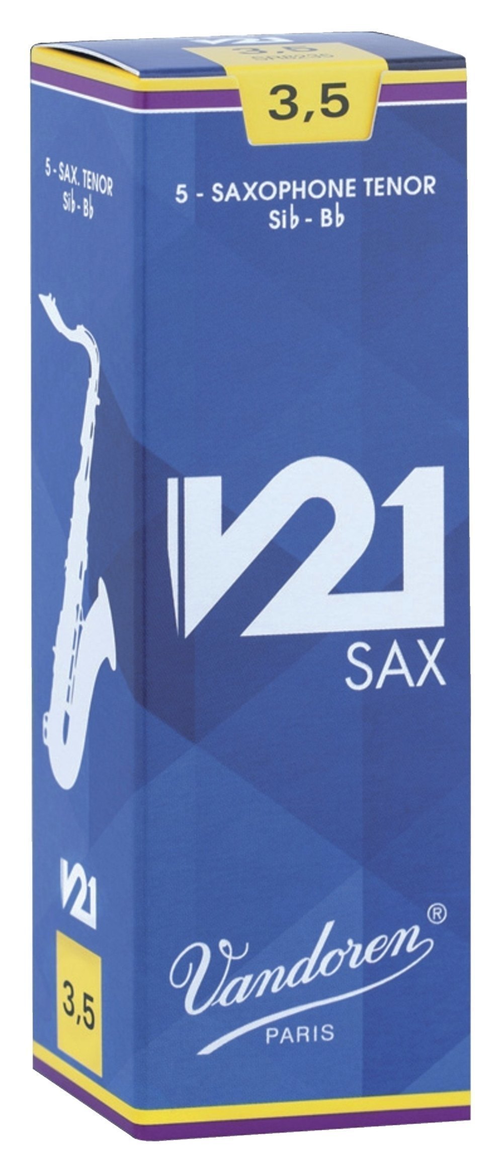 63211-2.jpg Vandoren V21 - tenoro saksofono liežuvėliai, 3 1/2, 5 vnt. - Image 1