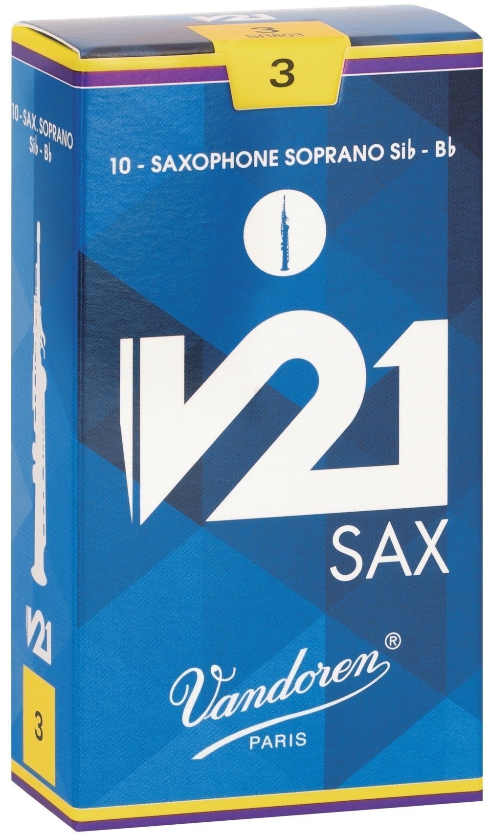 66193-2.jpg Vandoren V21 - soprano saksofono liežuvėliai, 3 1/2, 10 vnt. - Image 1