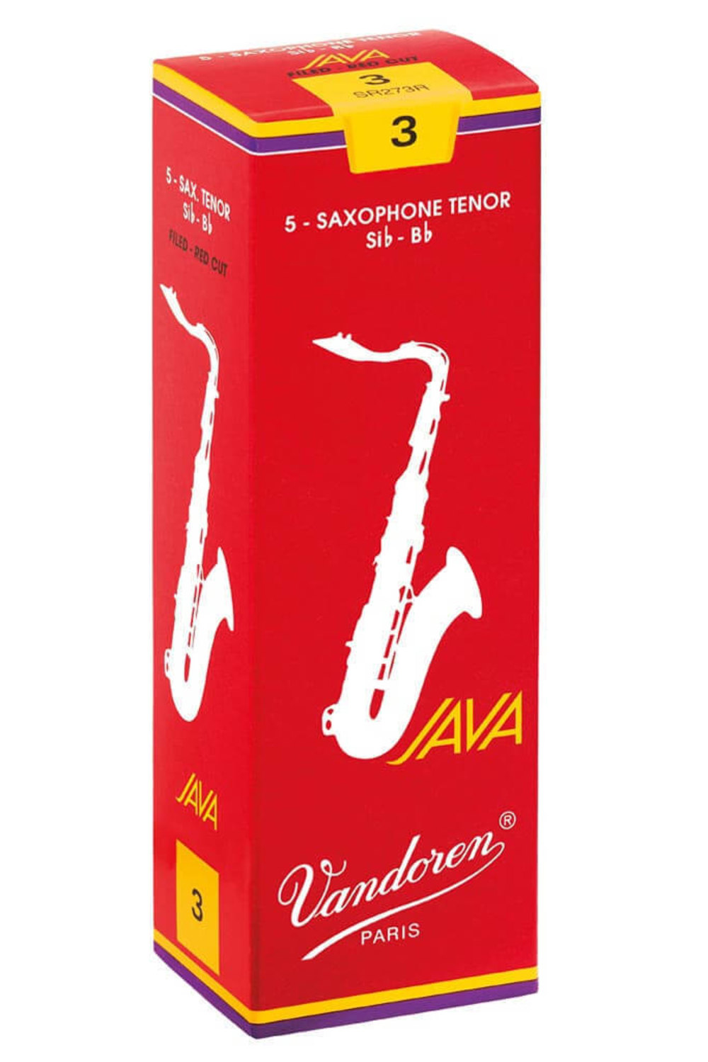 78285-5.jpg Vandoren Java Filed Red - tenoro saksofono liežuvėliai, 3 1/2, 5 vnt. - Image 1