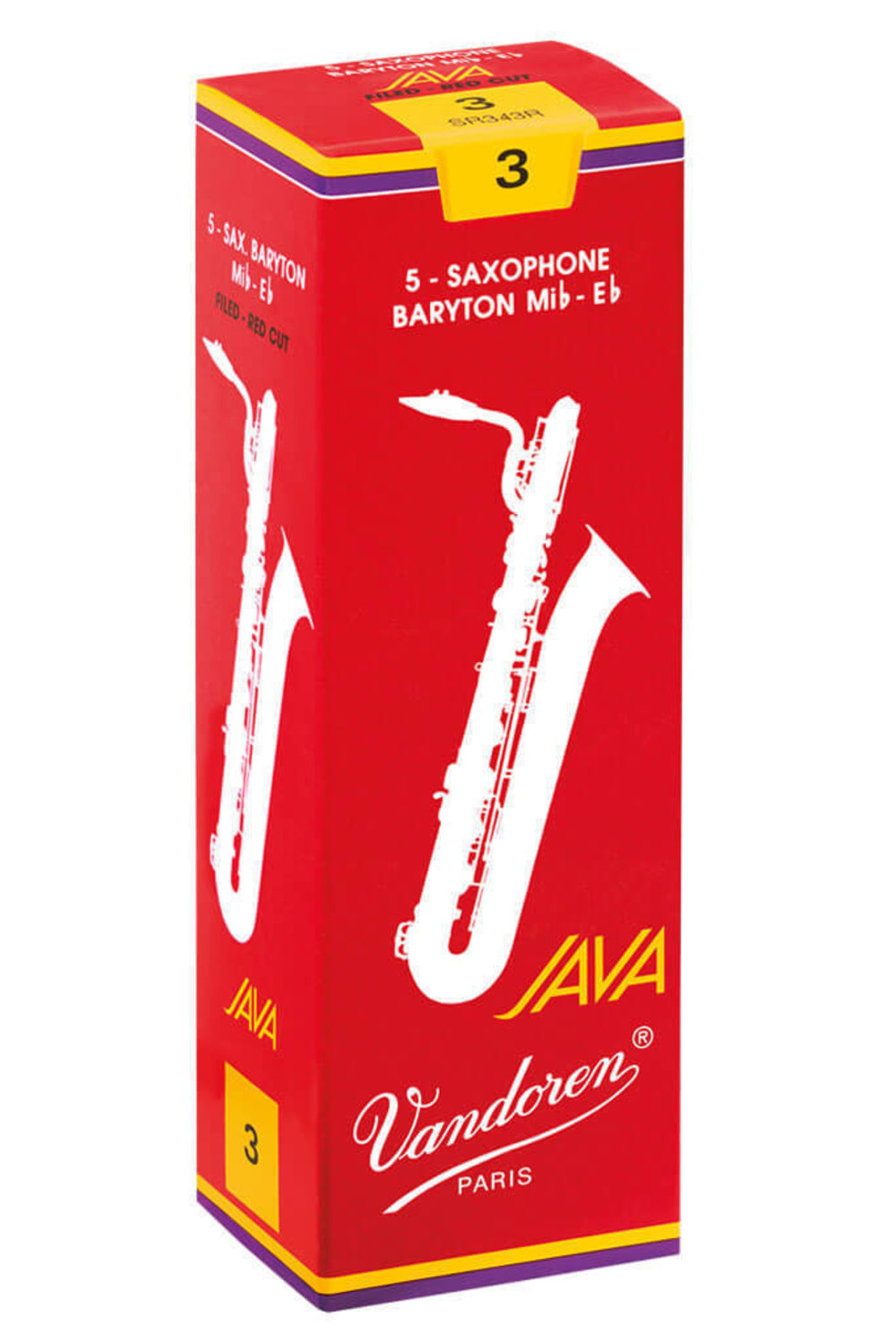 78286-3.jpg Vandoren Java Filed Red - baritono saksofono liežuvėliai, 3 1/2, 5 vnt. - Image 1