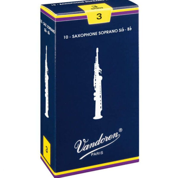 Vandoren Traditional - soprano saksofono liežuvėliai, 2, 10 vnt.
