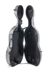 GEWA PURE POLYCARBONATE 4.6 - violončelės dėklas, 4/4 grey Rolly - Image 5