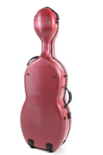 GEWA PURE POLYCARBONATE 4.6 - violončelės dėklas, 4/4 red Rolly - Image 4