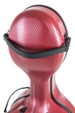 GEWA PURE POLYCARBONATE 4.6 - violončelės dėklas, 4/4 red Rolly - Image 3