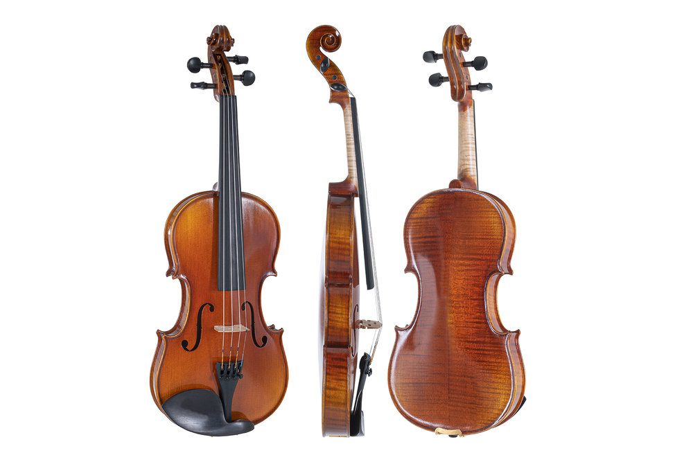 94492.jpg GEWA Maestro 1 - smuikas 1/4 (paruoštas groti, stačiakampis dėklas, anglies pluošto smičius) - Image 1