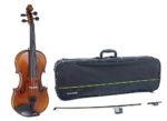 GEWA Maestro 2 - smuikas 1/4 (paruoštas groti, stačiakampis dėklas, anglies pluošto smičius) - Image 2