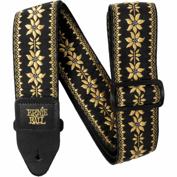 Žakardinis gitaros diržas Ernie Ball 5635 Flower Crown