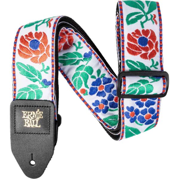 Gitaros diržas Ernie Ball 5638 Quilted Flora