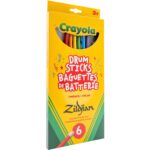 Vaikiškų būgnų lazdelių rinkinys Zildjian Crayola Kids ZKIDS - Image 8