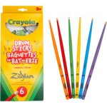 Vaikiškų būgnų lazdelių rinkinys Zildjian Crayola Kids ZKIDS - Image 2