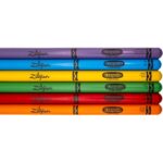 Vaikiškų būgnų lazdelių rinkinys Zildjian Crayola Kids ZKIDS - Image 5