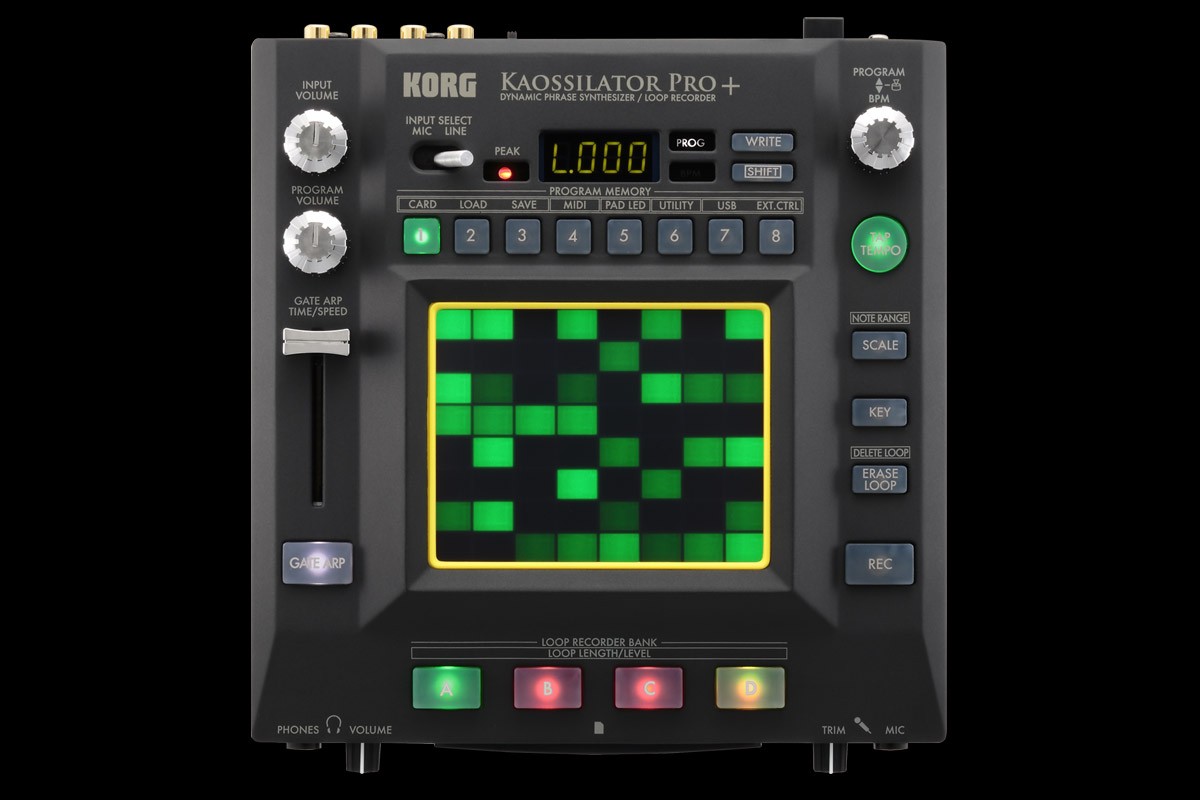 KORG - KAOSSILATOR PRO+ DYNAMIC PHRASE SYNTHESIZER /LOOP RECORDER