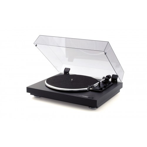 Thorens TD-158 automatinis patefonas su integruotu korekciniu stiprintuvu.